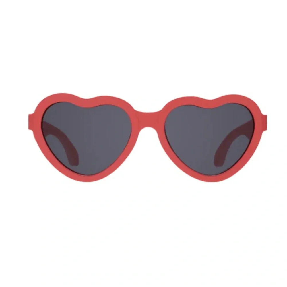 Babiators Limited Edition Candy Apple Heart Smoke Lense Kids Sunglasses